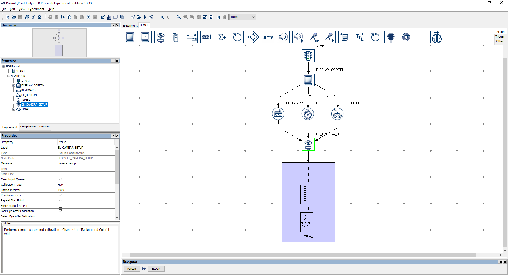 Experiment Builder Software